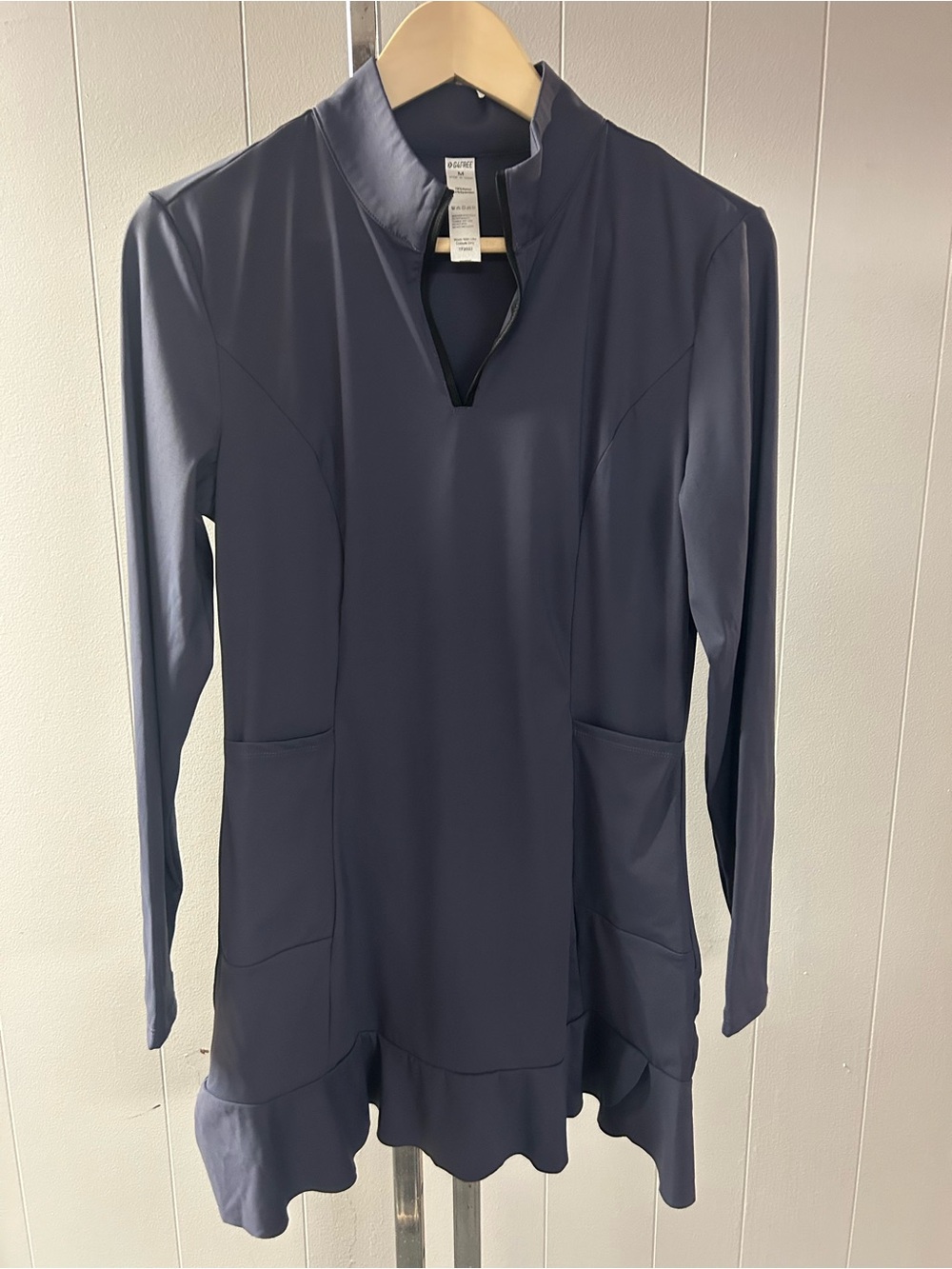 G4Free Women’s Golf Tennis Ruffled Dress UPF50 Medium